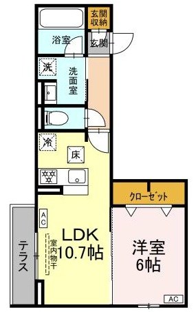 D-asset矢崎町 間取り