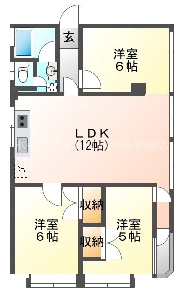 フレア443 間取り図