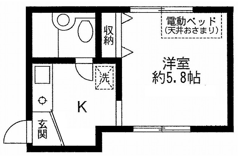 ピア国立  間取り