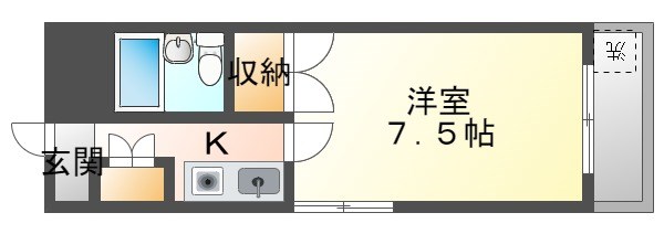 メビウスコート国立  間取り図