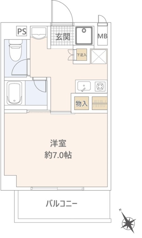 三沢NKマンション 間取り図