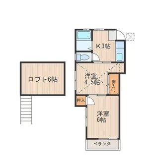サンハイツ小林 間取り図