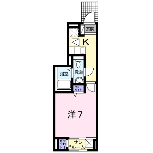 メゾン　ド　プルニエ 間取り