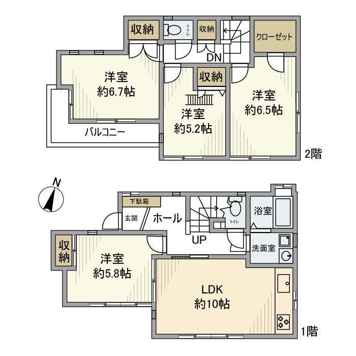 東戸倉戸建 間取り