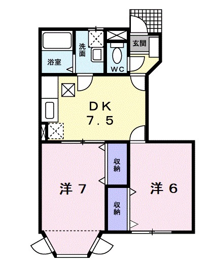 エム・シライトＢ 間取り図