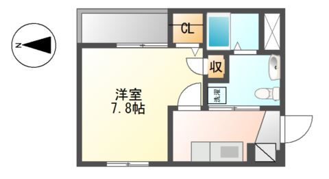 ピノアール 間取り図