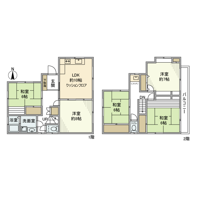 武蔵台戸建 間取り図