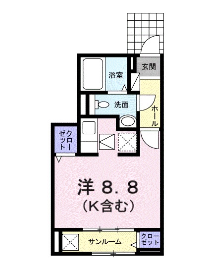 アライブ　国立 間取り図