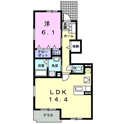 ヴィラ・シャルマン 間取り図