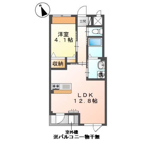 メゾンアドラブール 間取り