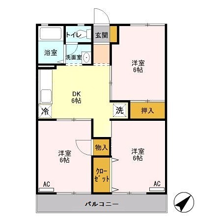 サンパレストミタ 間取り