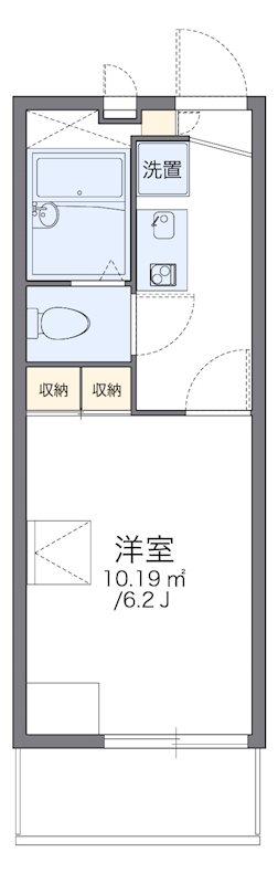 レオパレスレオパオラ 間取り