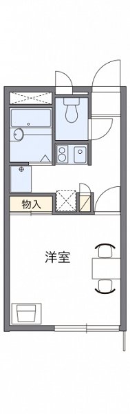 レオパレスHSIRIVER 間取り