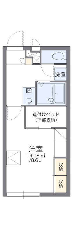 レオパレススワホーム 間取り