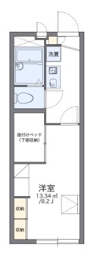 レオパレス慶弐番館 間取り