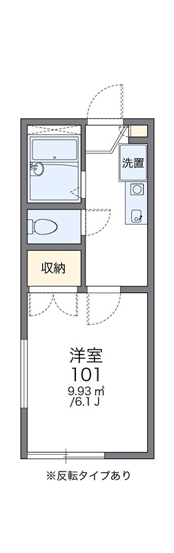 レオパレスグリーンヒルズ上水本町 間取り