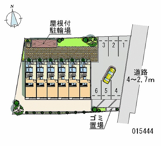 レオパレス栄2 駐車場