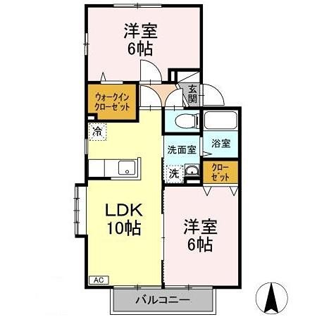 オークスコートＡ 間取り