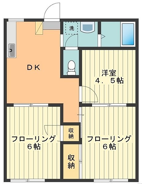 ハイツピープルＡ 間取り