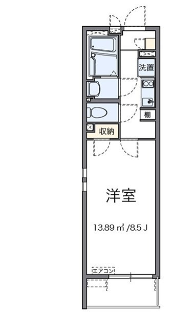 クレイノメゾン東橋本 間取り