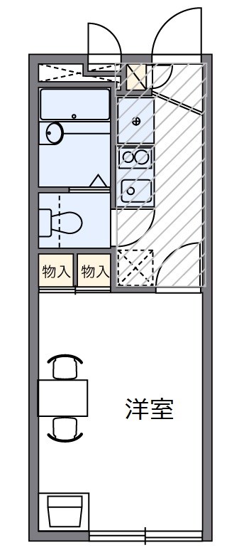 レオパレスポートサイド 間取り