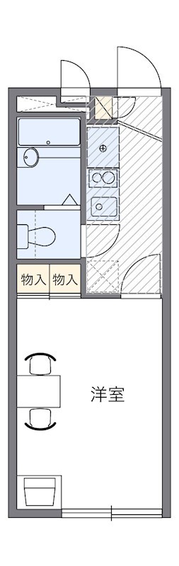 レオパレスミストラル西国分寺 間取り