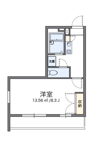 レオパレス葵第２ 間取り