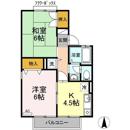 クレセントＢ 間取り