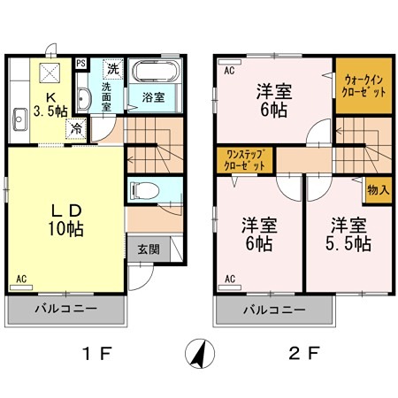 デュオC 間取り