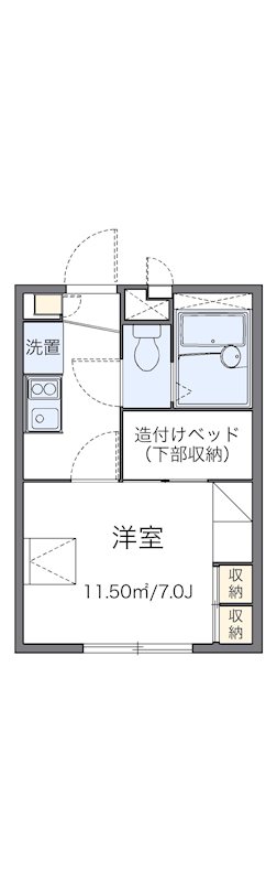 レオパレスTAKIYAMA 間取り