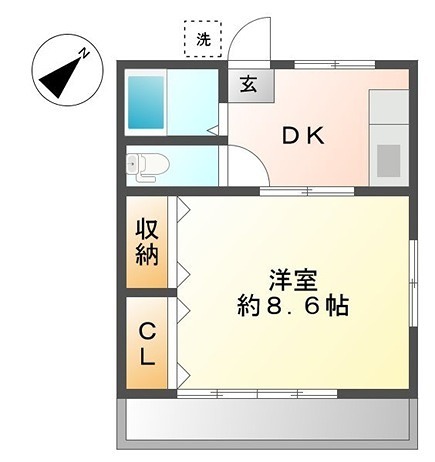 久保田アパート 間取り