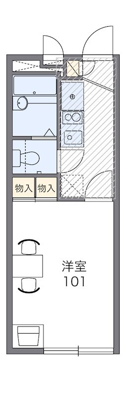 レオパレスかすみ 間取り
