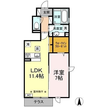 グランテージB 間取り