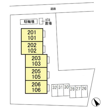 ユーコート 駐車場