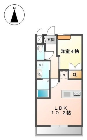 大鈴樹(オオベルジュ)２ 間取り