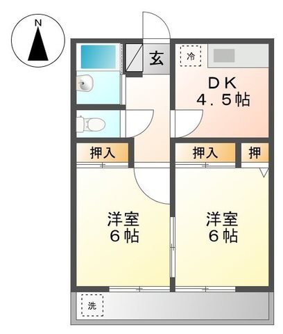 第二コーポ寿 間取り