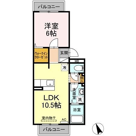 カサベルデ長岡 間取り