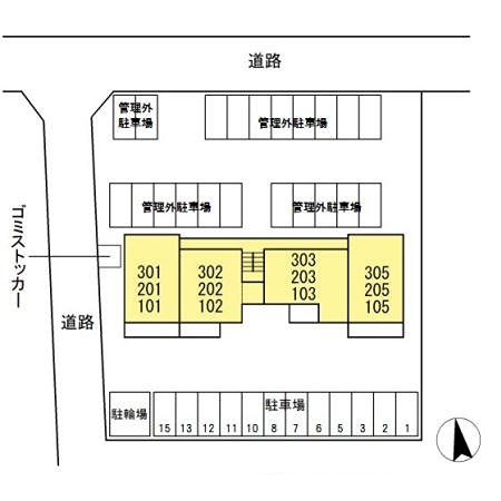 ロイヤルグラン 駐車場