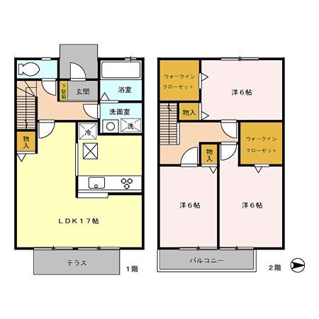 セジュール斎藤 間取り