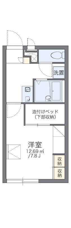 レオパレスポートサイド3 間取り
