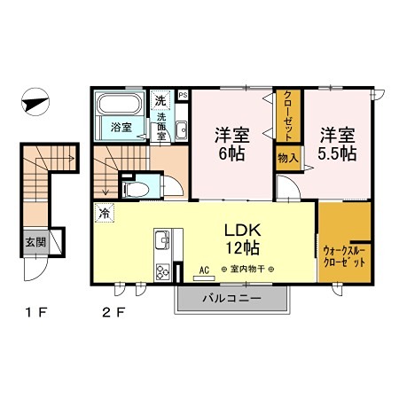 クレアンジュ  間取り