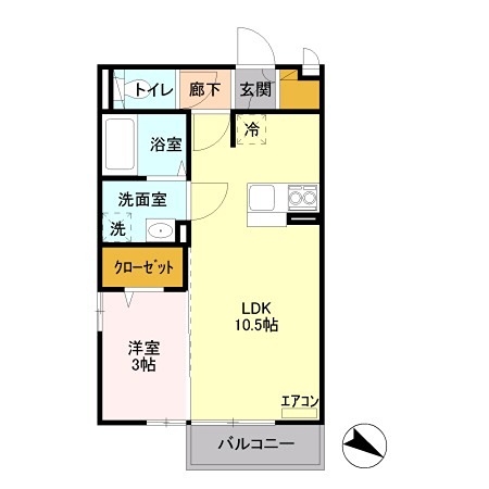 ベルウィルＳ 間取り
