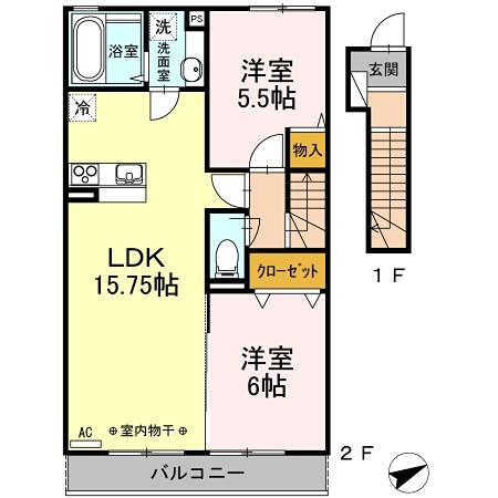 グランメール2番館 間取り