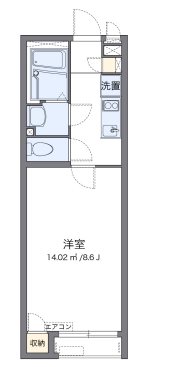 クレイノティーダ中和田 間取り