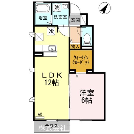 ソレアードB 間取り