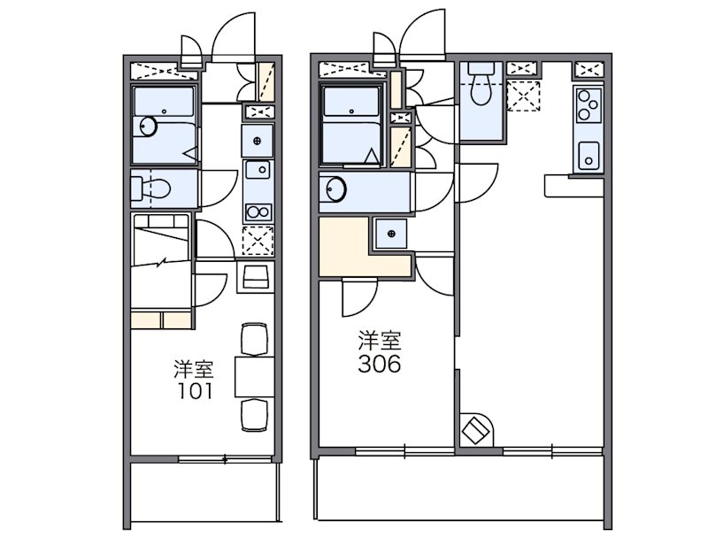 レオパレス松並 間取り