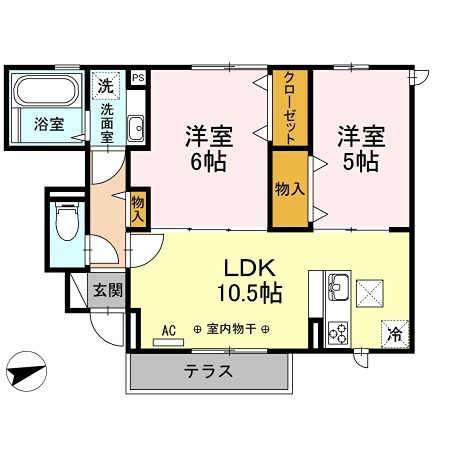 クレアンジュ  間取り