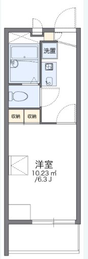 レオパレス聖蹟ロイヤルハイツ 間取り