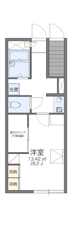 レオパレスアルテイル 間取り