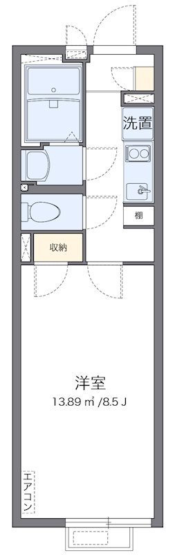 クレイノあかつき 間取り